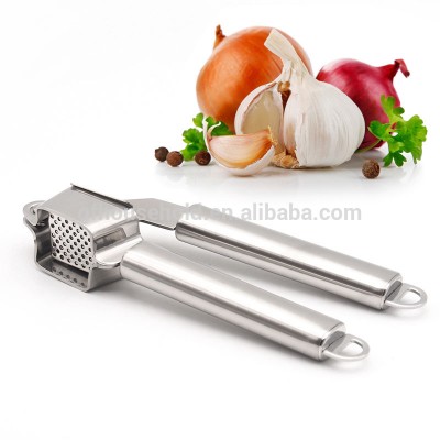 Heavy Duty Solid Professional Grade Stainless Steel Garlic Press, Crusher, Mincer