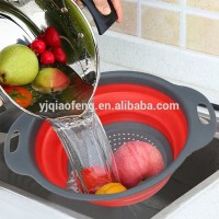 2020 New Colander Collapsible Foldable Colander Strainers with Handle