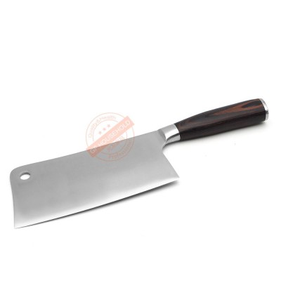 Amazon high-quality 7 inch cleaver knife with wood handle