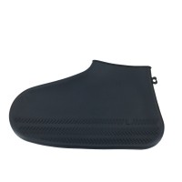 Soft silicone outdoor waterproof shoe cover rain-proof thickened wear-resistant bottom anti-skid  easy carry