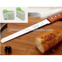 12-Inch serrated slicer edge bread knife with leveler sw-11